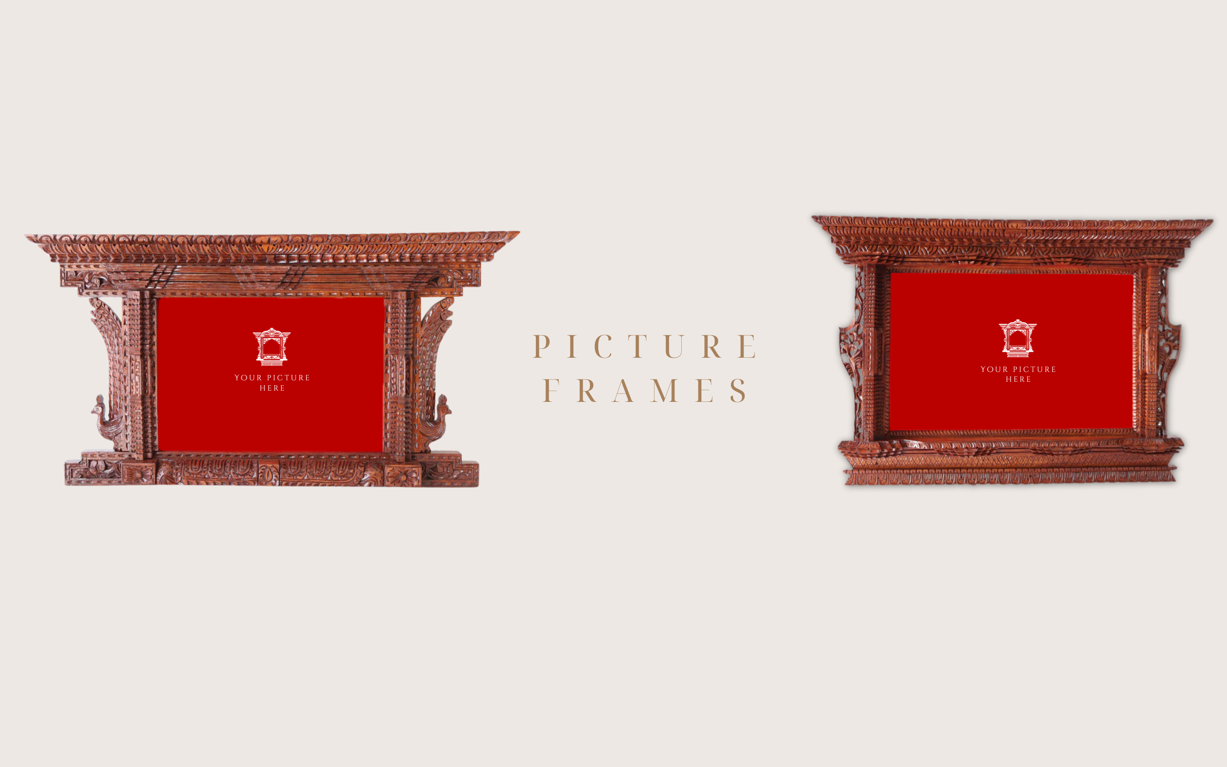 Handmade A4 Size Wooden Frame, ideal for displaying certificates