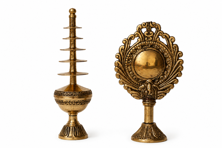 SINHA-MOO & JWALA-NHYAKAN ( Traditional Nepalese Brass Artifacts)