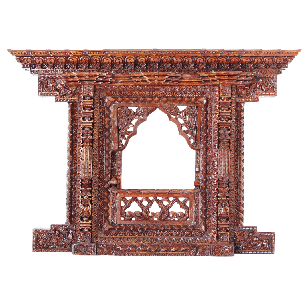 Window Jumar Kumari Jhyal Window Frame Large – Everest Artisan